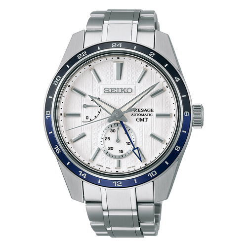 Seiko PRESAGE 2022 Sharp Edged GMT Series Zero Halliburton Limited Edition Caliber 6R64 SPB269J1