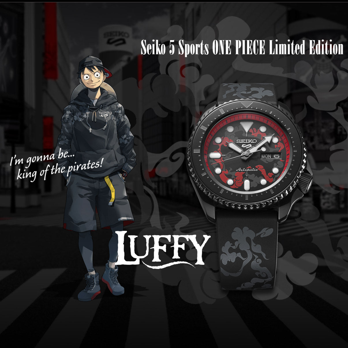 ONE PIECE x Seiko To Drop Limited “Luffy Gear 5” Edition Watch