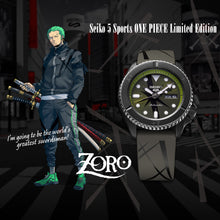 Load image into Gallery viewer, Seiko 5 Sports 2021 x &quot;ONE PIECE SET&quot; 5 character Luffy Sanji Law Zoro Sabo Limited Edition