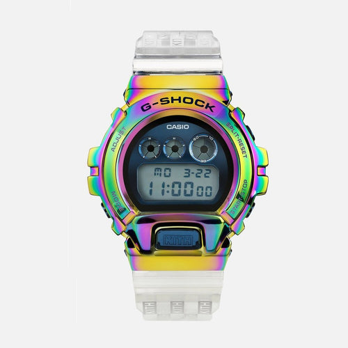 Casio G SHOCK 2021SS x KITH 10th Anniversary RAINBOW METAL BEZEL Limited GM-6900KTH