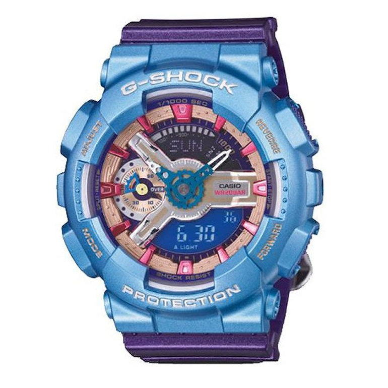 Casio G SHOCK S-Series Blue x Purple GMA-S110MP – ELITE