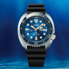 Load image into Gallery viewer, Seiko 2020 PROSPEX x &quot;SAVE THE OCEAN TURTLE&quot; SHARK FIN Caliber 4R36 SRPE07K1