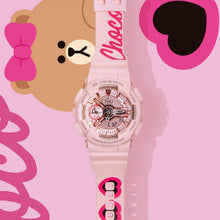 Load image into Gallery viewer, Casio G SHOCK S-Series x &quot;LINE FRIENDS&quot; Choco GMA-S110MP-4A1PRL