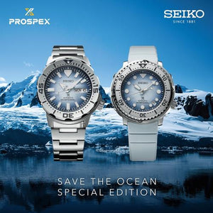 Seiko PROSPEX 2021"SAVE THE OCEAN" Antarctica Tuna Caliber 4R35 Automatic Watch SRPG59K1