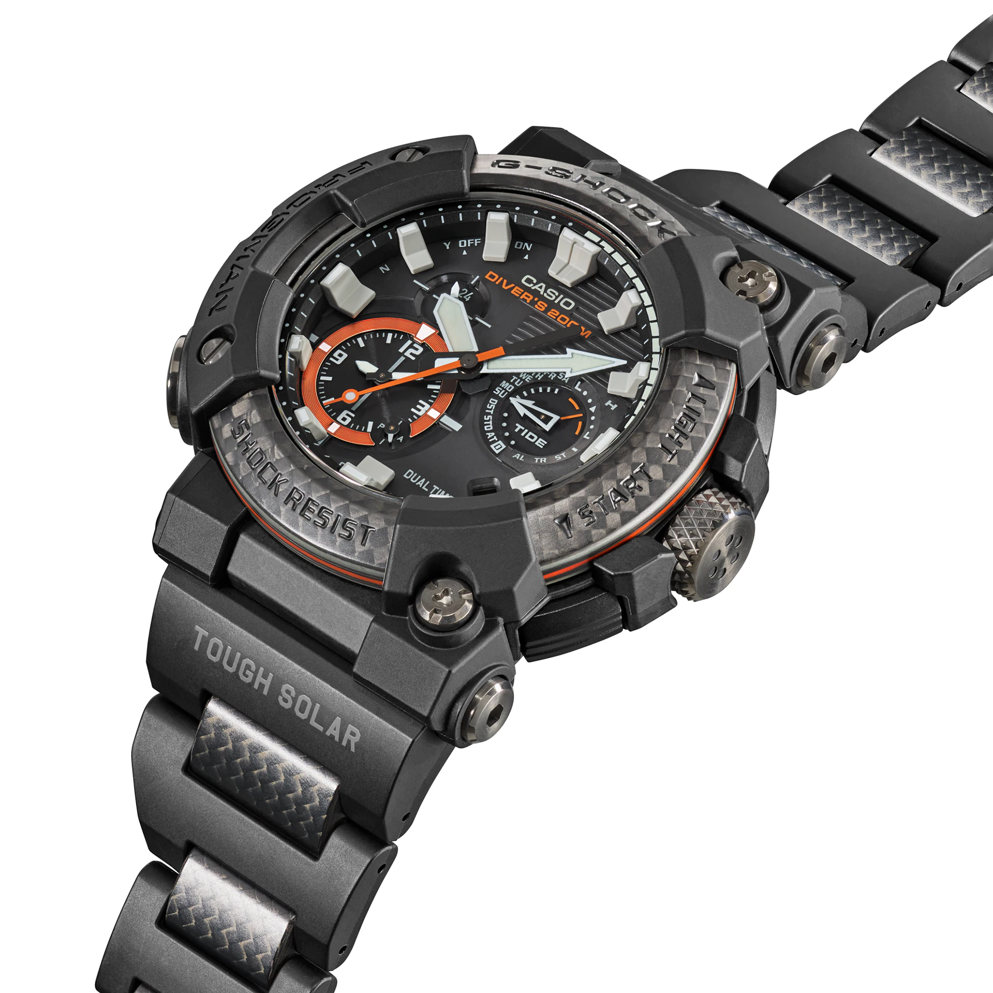 G shock sales carbon fiber bezel