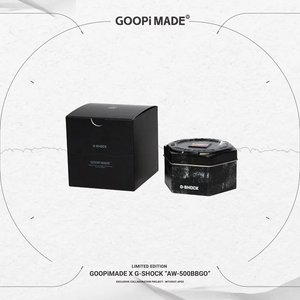 Casio G SHOCK 2022 x GOOPiMADE "Without APEX" Limited Edition Taiwan Exclusive AW-500BBGO-1