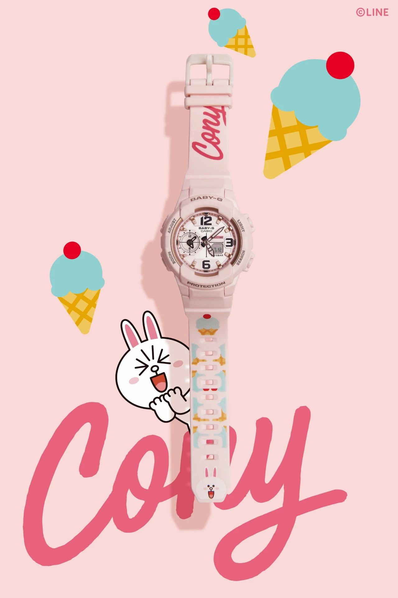 Baby-G × LINE FRIENDS CHOCO 限定版 Baby-G × LINE FRIENDS CHOCO 限定版 BABY-G specials and