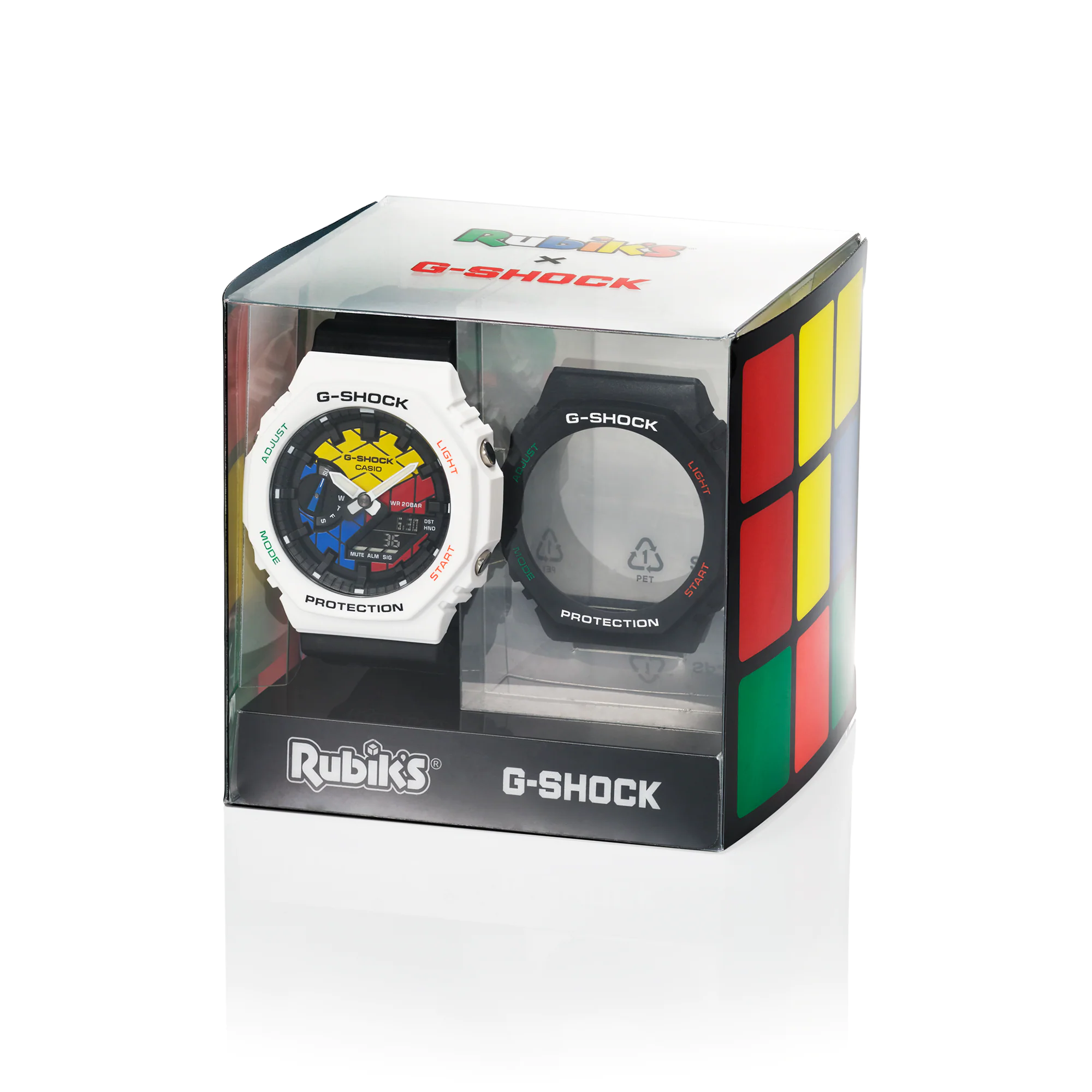 Casio G SHOCK 2022 x Rubik's Cube Collaboration Model GAE-2100RC
