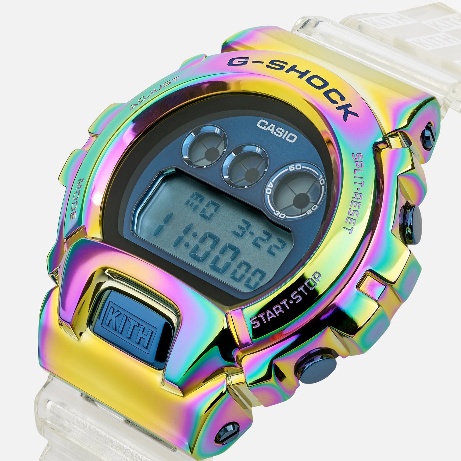 Casio G SHOCK 2021SS x KITH 10th Anniversary RAINBOW METAL BEZEL