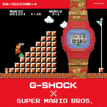 Load image into Gallery viewer, Casio G SHOCK 2022 x Nintendo SUPER MARIO BROTHERS Limited Edition DW-5600SMB-4