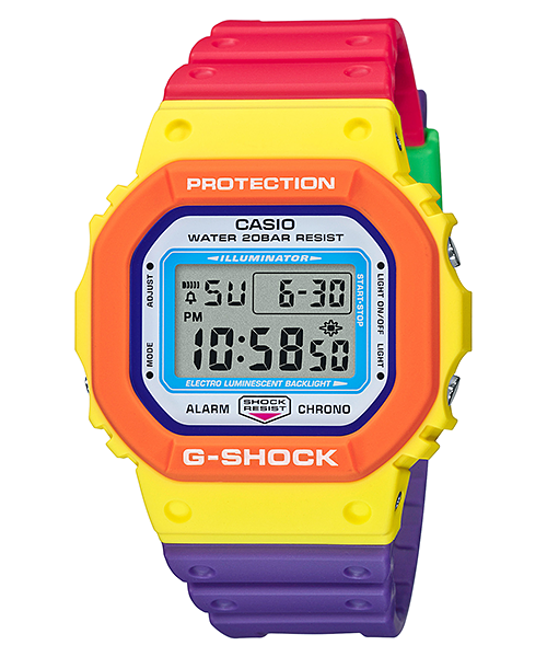 Casio G SHOCK Summer Multi Colour Classic Series DW 5610DN 9 ELITE TIMEPIECEHK HONG KONG