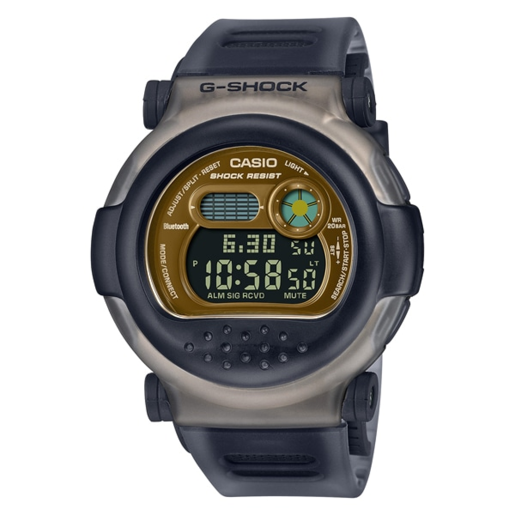 Casio G Shock 2023 Translucent Gray Resin Band Sport Watch G-B001MVB-8