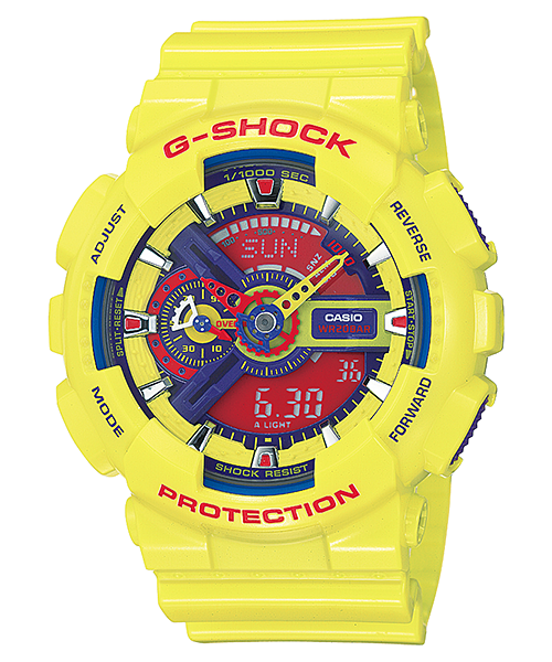 G shock 2025 ga 110 yellow