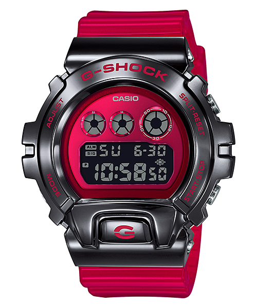 CASIO G-SHOCK Metal Covered Edition Red Black Watch GShock GM CASIO G-SHOCK Metal Covered Edition Red Black Watch GShock GM