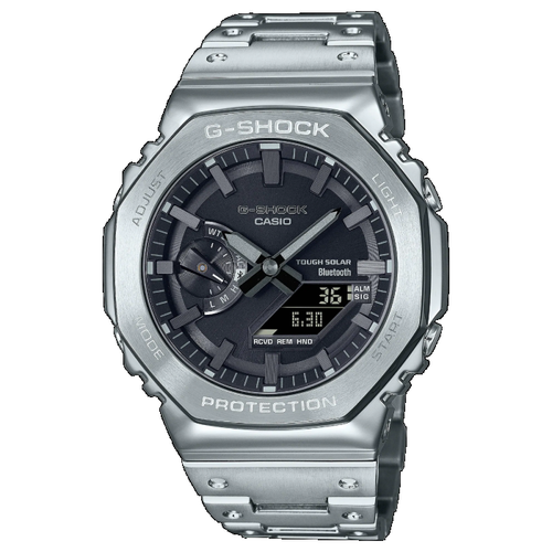 Casio G Shock 2022 Introduces the Full-Metal “Octagonal Bezel”GM-B2100D-1A (Steel)