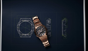 Casio G Shock 2022 Introduces the Full-Metal “Octagonal Bezel” GM-B2100GD-5A (Steel with Rose gold coating)