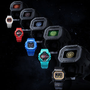 Casio G Shock 2020 CN Exclusive x "FIVE TIGER GENERALS" SPECIAL SET SERIES With LED Showcase GS-20SGT