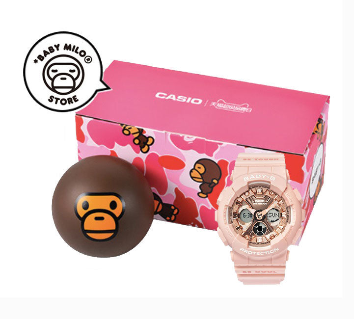 Casio Baby-G x BABY MILO® STORE by A Bathing Ape BA-130RG-4APRMILO