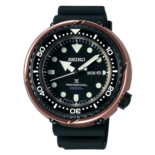 Seiko PROSPEX 2018 1000m Marine Master Rose Gold Tuna Re-editions S23627J1