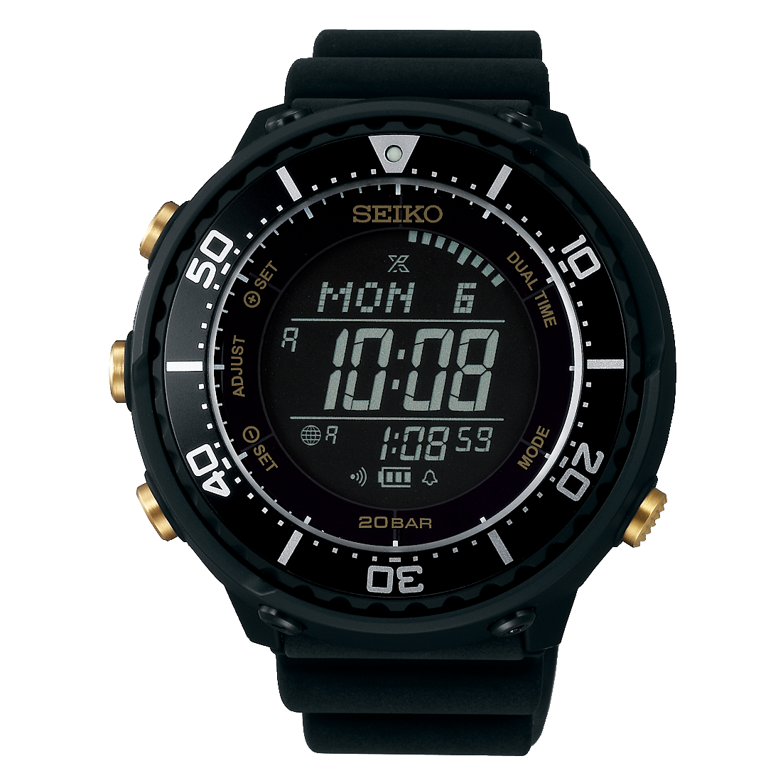 Seiko solar 2025 digital tuna