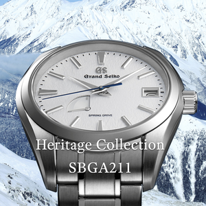 Grand Seiko Heritage Collection "Snowflake" Spring Drive Caliber 9R65 SBGA211