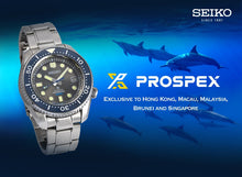 Load image into Gallery viewer, Seiko PROSPEX 2021 Asia Exclusive &quot;BLUE DOLPHINS&quot; 300M MARINE MASTER Hi-Beat Diver&#39;s Watch SLA045J1