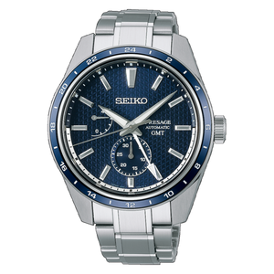 Seiko PRESAGE 2022 "Keshizumi" Sharp Edged GMT Series Limited Edition Caliber 6R64 Automatic Watch SPB303J1
