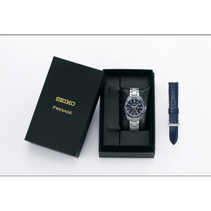 Seiko PRESAGE 2022 "Keshizumi" Sharp Edged GMT Series Limited Edition Caliber 6R64 Automatic Watch SPB303J1
