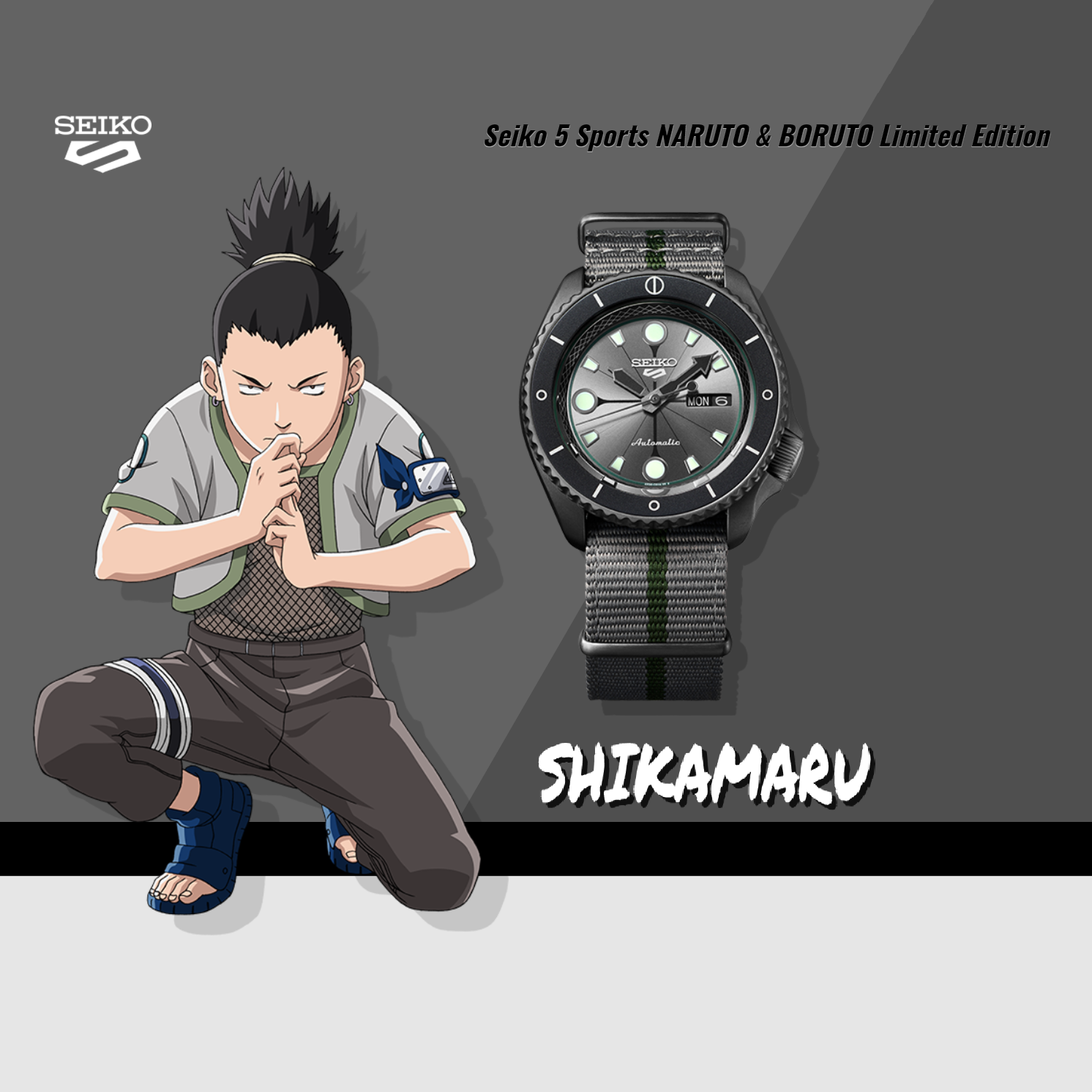 Seiko 5 sports discount naruto