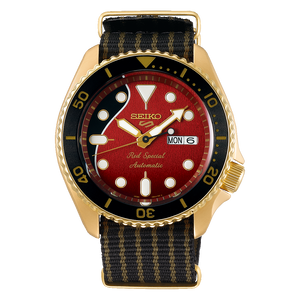 Seiko 2022 x "QUEEN's" Guitarist "BRIAN MAY" Red Special II  Seiko 5 Sport Limited Edition SRPH80K1