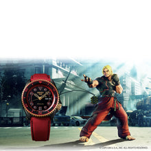 Load image into Gallery viewer, Seiko 2020 x &quot;STREET FIGHTER&quot; &quot;KEN&#39; Seiko 5 Sport Limited Edition SRPF20K1