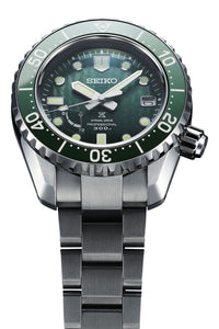 Seiko PROSPEX LX LINE Limited Edition 2020 "ANTARTIC" Spring Drive Titanium Divers Watch With textured Green Dial SNR045J1