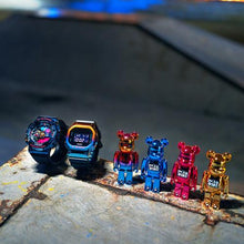 Load image into Gallery viewer, Casio G Shock 2021 x &quot;SHANGHAI NIGHT SERIES&quot; x &quot;MEDICOM TOY BEARBRICK&quot; GM-5600SN-1PFS with 100% Bearbrick
