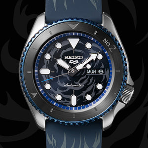 Seiko 5 Sports 2021 x "ONE PIECE" "SABO" Limited Edition Caliber 4R36 SRPH71K1
