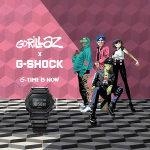 Casio G Shock x "GORILLAZ" with T-Shirt Box Set DW-5600BB