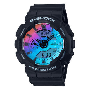 Casio G SHOCK 2022 "Iridescent Color Series" Rainbow vapor deposition glass GA-110SR-1