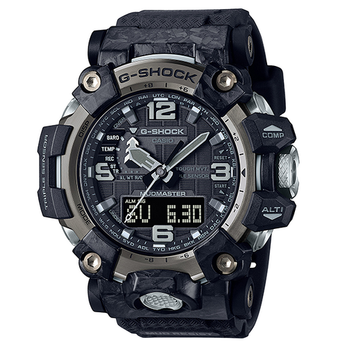 Casio G Shock MUDMASTER 2021 New Series with forged carbon and Carbon Core Guard case GWG-2000-1A1