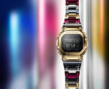 Load image into Gallery viewer, Casio G SHOCK 2021 GMW &quot;TRAN TIXXII&quot; Titanium Alloy Multicolor IP band GMW-B5000TR-9