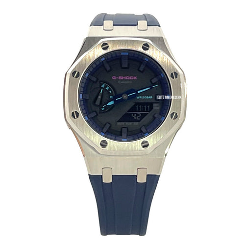 Casio G SHOCK 2022 Royal Casioak Custom GA-2100 Metal Navy