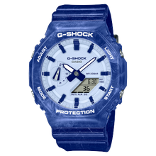 Load image into Gallery viewer, Casio G SHOCK 2022 China Blue Porcelain Series with G-FAMILY Figure Special Gift Box Set GA-2100BWP-2APFQ