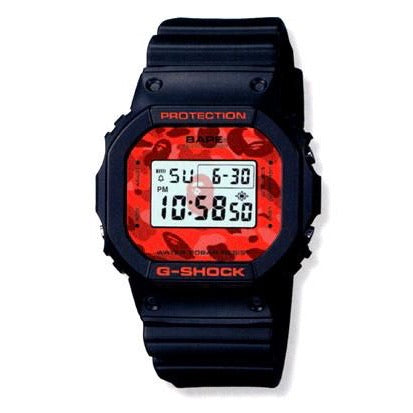 Casio g outlet shock red camo