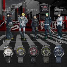 Load image into Gallery viewer, Seiko 5 Sports 2021 x &quot;ONE PIECE SET&quot; 5 character Luffy Sanji Law Zoro Sabo Limited Edition