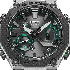Casio 2021 MTG Metal Twisted G Shock (MTG) Newest Carbon Fiber Front Exterior with Composite Band MTG-B2000XD-1A