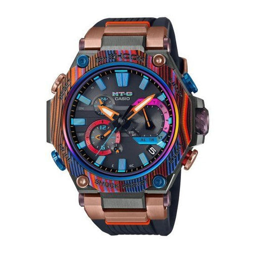Casio G Shock 2021 MTG Multicolor Carbon Bezel aka Vinicunca Rainbow Mountain  Limited Edition MTG-B2000XMG-1A