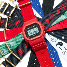 Load image into Gallery viewer, Casio G Shock 2021 x &quot;CLOT&quot; RED Silk Royale strap JUICE Store Exclusive DW-5600CLOT21-4DF