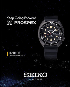 Seiko PROSPEX 2021 x "KING TURTLE BLACK SAMURAI" Asia Exclusive Automatic watch SRPH41K1