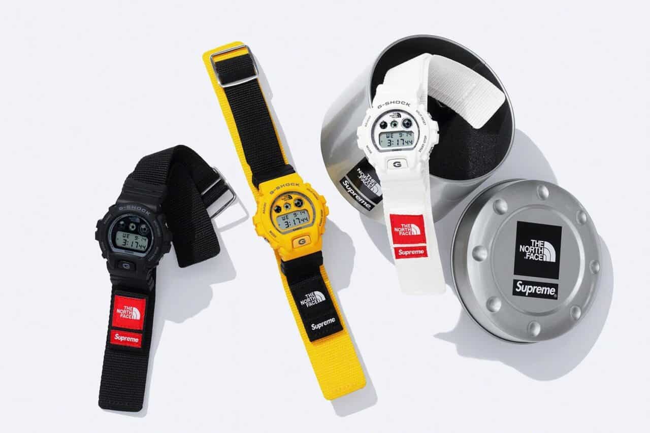 Casio G SHOCK 2022 x Supreme x The North Face (White) – ELITE TIMEPIECEHK-HONG KONG